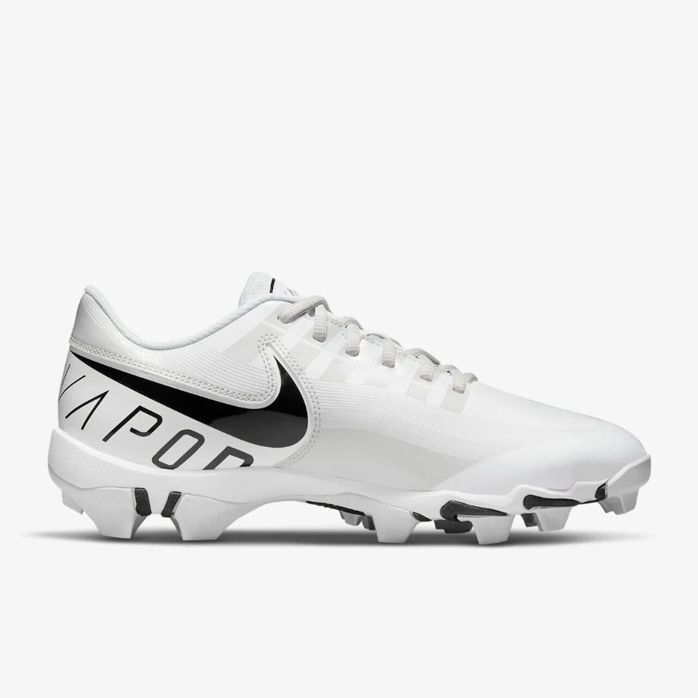 Nike Vapor Edge Shark Football Elite Cleat White Grey DQ5114-100 Men’s S… - Picture 2 of 12
